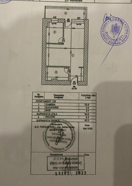 Garsoniera luminoasa in Hils Pallady, metrou, utilata la cheie